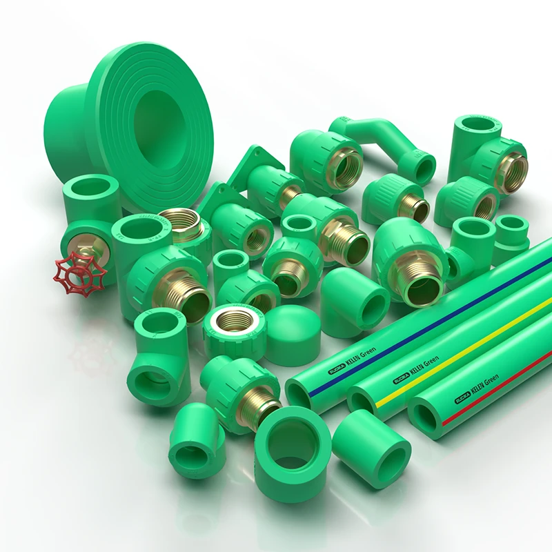 foto sample pipa PPR rucika Kelen&reg; Green lengkap dengan aksesoris
